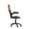Flash Furniture Orange LeatherSoft Gaming Chair - Skate Wheels CH-00095-OR-RLB-GG - alternate 6